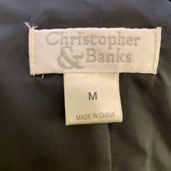 Christopher & Banks Tapestry Jacket Blazer Size M - Picture 4 of 5